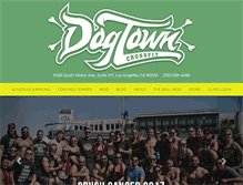 Tablet Screenshot of dogtowncrossfit.com